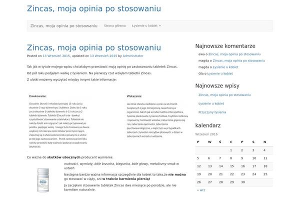 Tk theme site design template sample
