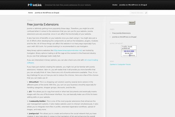 InReview theme site design template sample