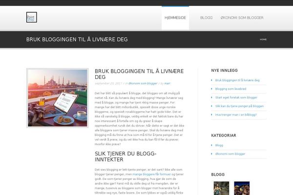 Fortune theme site design template sample