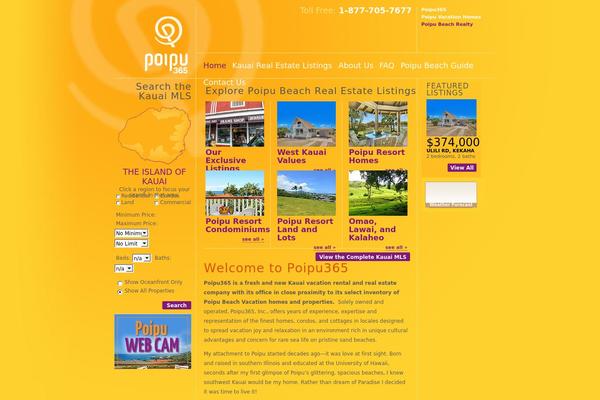 Pbr theme site design template sample