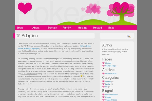 Heartland theme site design template sample