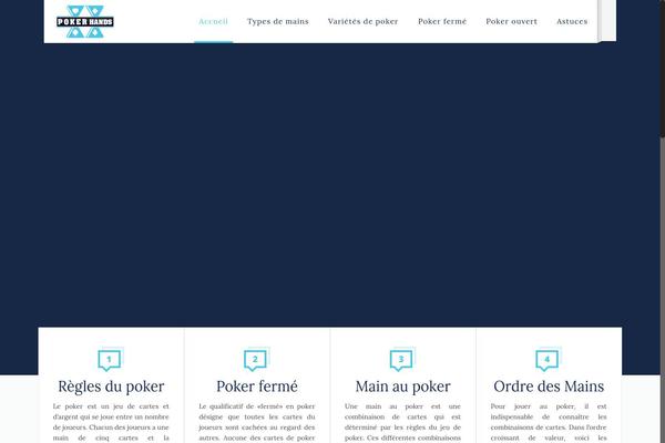 Kirigami theme site design template sample