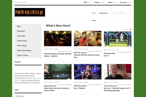 VideoPro theme site design template sample
