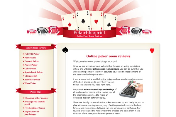 wordpress-poker theme websites examples