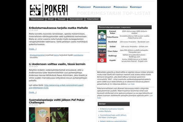 Thesis 1.7 theme site design template sample