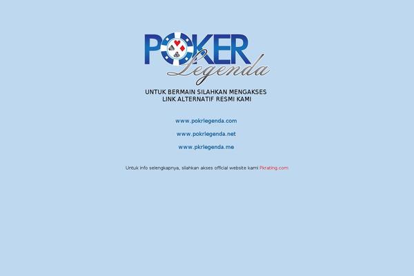 pokerlegenda.org site used Legendainduk
