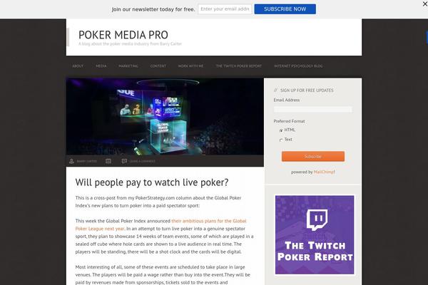 Site using SlideDeck 1 Lite Content Slider plugin