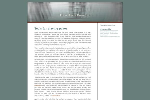 Dialogue theme site design template sample