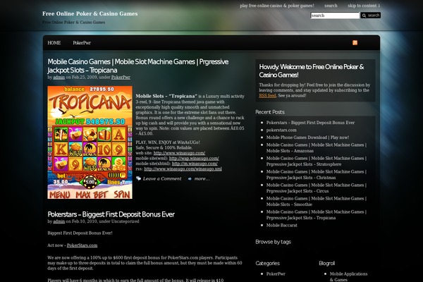 Pixeled theme site design template sample