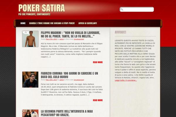 Frantic theme site design template sample