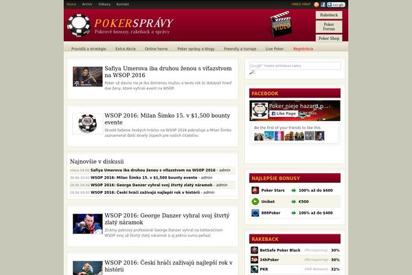 Fresh News theme site design template sample