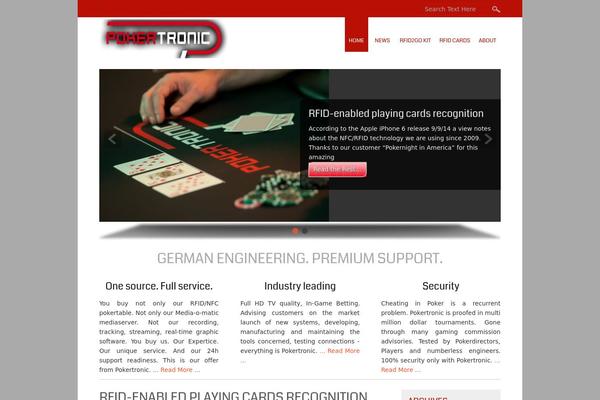 Small Business theme site design template sample