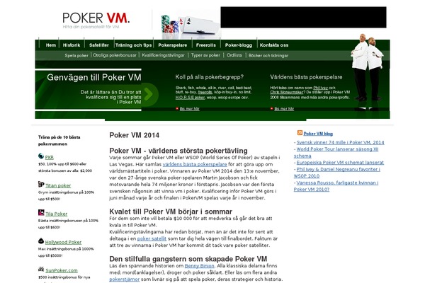 pokervm.se site used Silveray