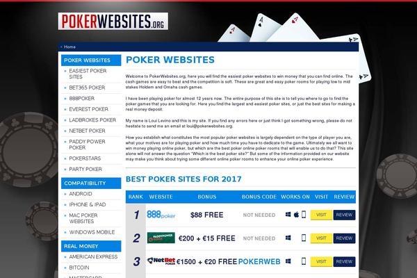 pokerwebsites.org site used Basilisk