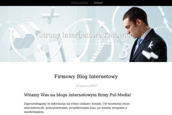 Landscape theme site design template sample
