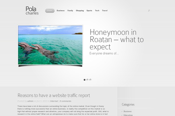 Nova theme site design template sample