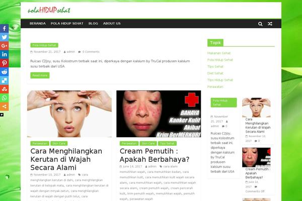 Colormag-child theme site design template sample