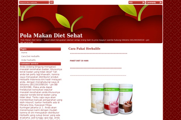 Red Delicious theme site design template sample