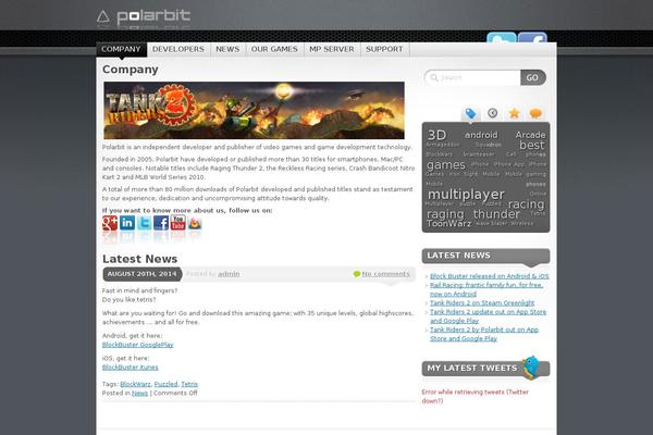 Site using Wp-gbcf plugin