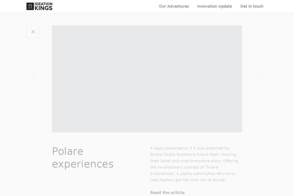Cubo theme site design template sample