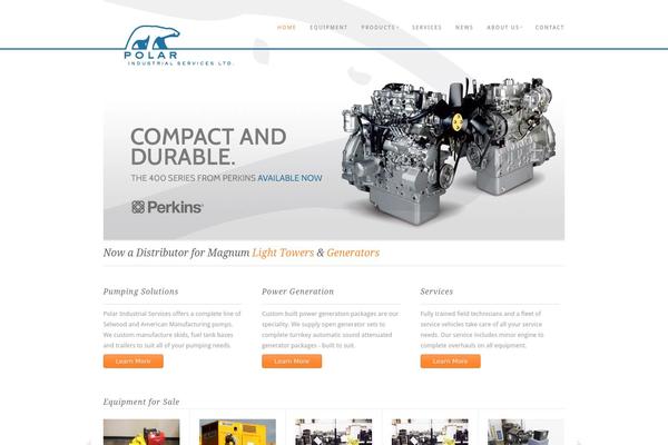 The Cotton theme site design template sample