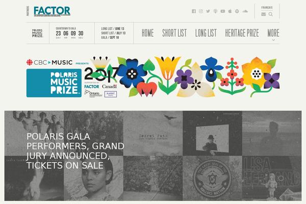 polarismusicprize.ca site used Polaris