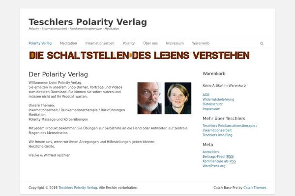 Catch Evolution theme site design template sample