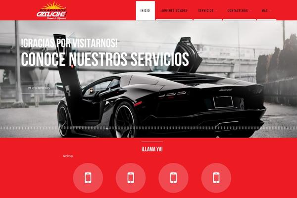 Senna theme site design template sample