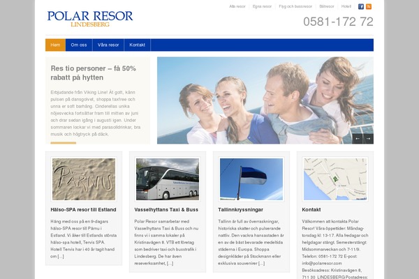 Discovery theme site design template sample