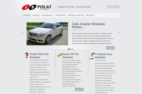 Minimal theme site design template sample