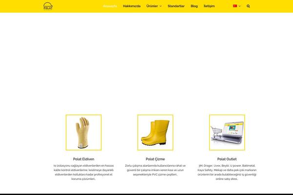 Total theme site design template sample