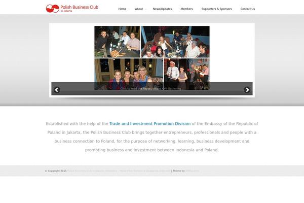 Complete theme site design template sample