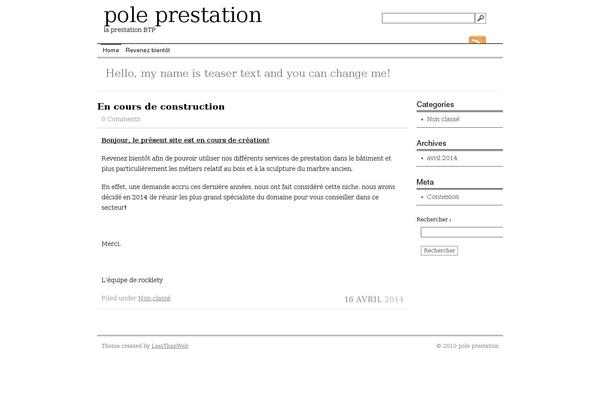 Plain Fields theme site design template sample