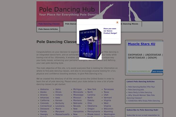 Site using Homepage-pop-up plugin