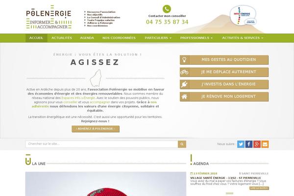 polenergie.org site used Polenergie