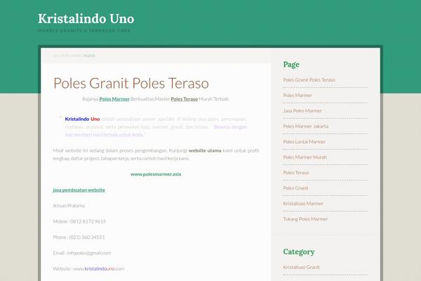 Going Green Pro theme site design template sample