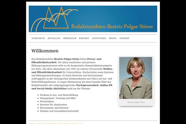 Brunelleschi theme site design template sample