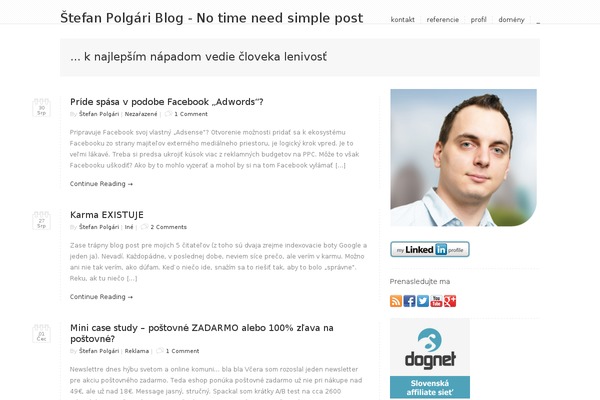 inLine theme site design template sample