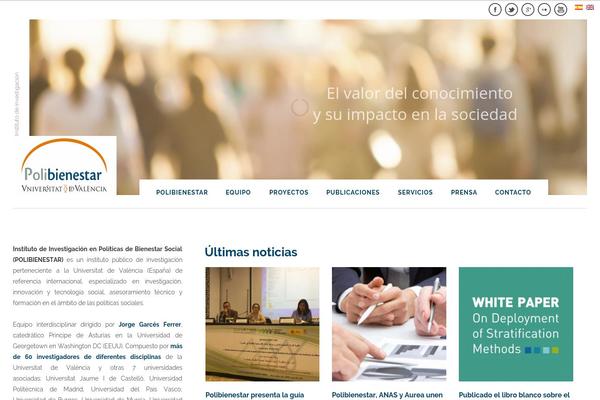 Thine theme site design template sample