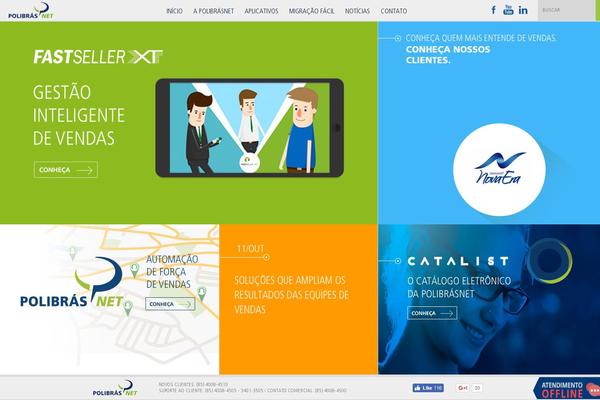 Site using Cool Timeline plugin