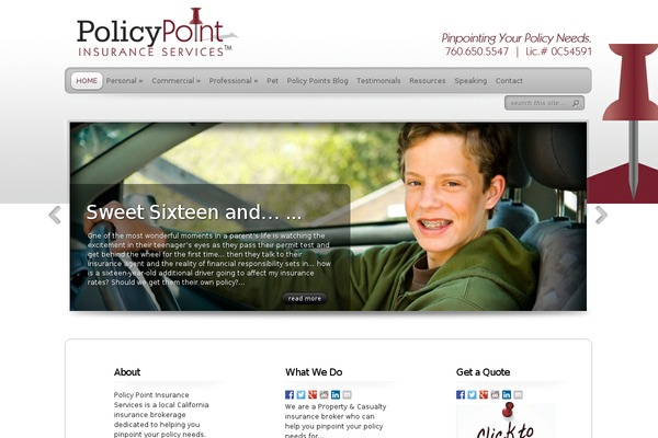 TheProfessional theme site design template sample