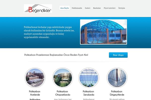 Poloray theme site design template sample