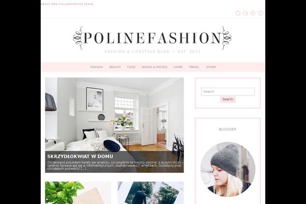 Isabelle theme site design template sample