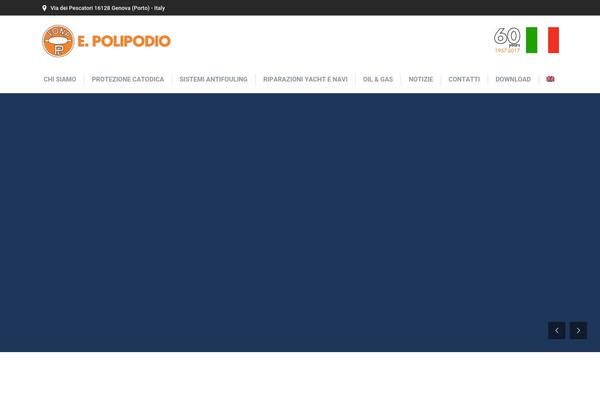 The7 Child theme site design template sample