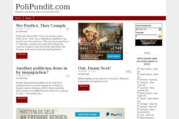polipundit.com site used Magazine Basic