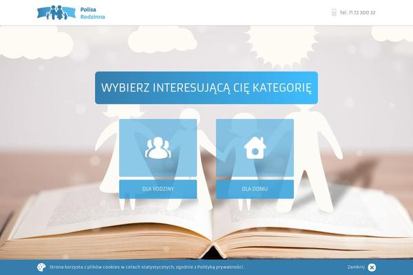 Wizjo theme site design template sample