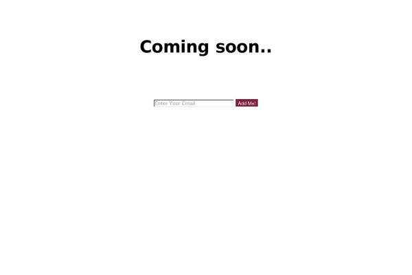 Site using Ultimate Landing Page and Coming Soon Page plugin