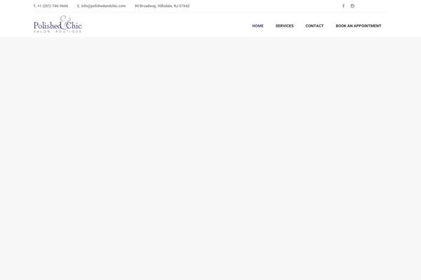 Hairsalon theme site design template sample