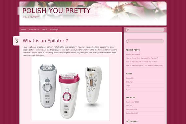 Bouquet theme site design template sample
