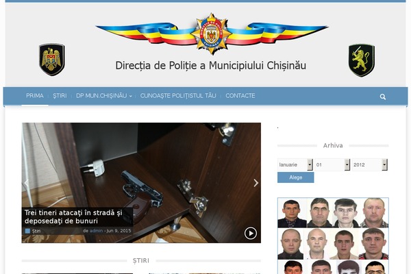 politiacapitalei.md site used Politia